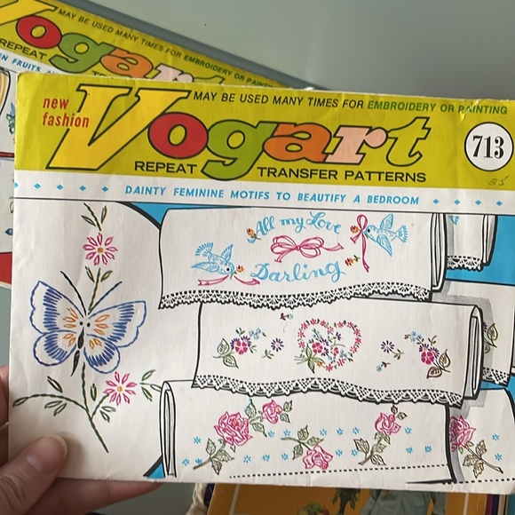 Vintage Embroidery Transfer Patterns Collection - Picture 2 of 15